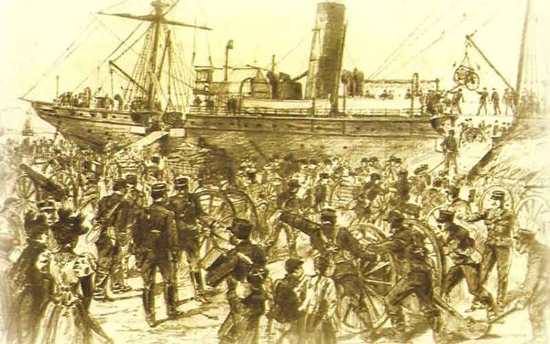 3 Φεβρουαρίου 1897: ο Τιμολέων Βάσσος με 1500 άνδρες αποβιβάζεται στην Κρήτη