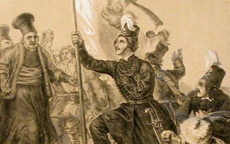 22 Φεβρουαρίου 1821, ο Αλέξανδρος Υψηλάντης διέρχεται τον Προύθο