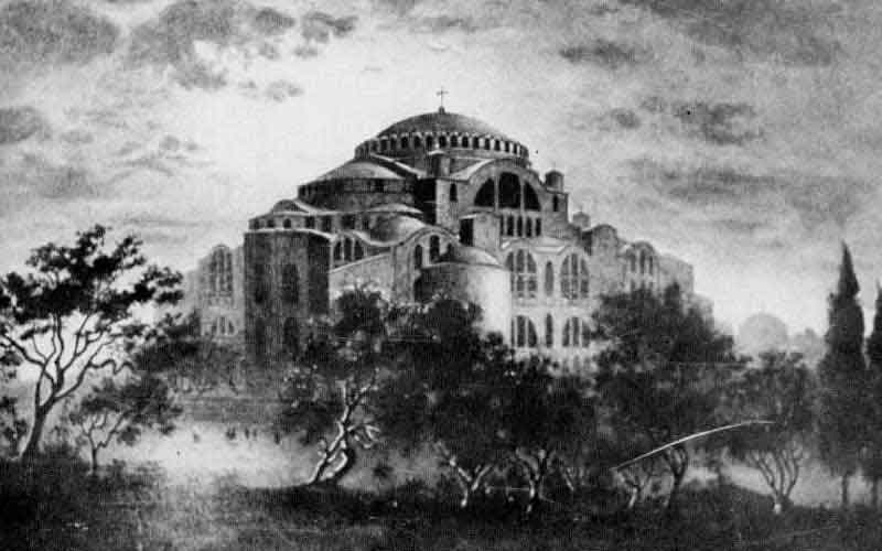 23 Φεβρουαρίου 532: εγκαινιάζεται η Αγία του Θεού Σοφία, ένα θαύμα της Αρχιτεκτονικής γεννιέται στην Κωνσταντινούπολη