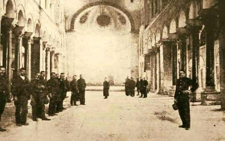 31 Οκτωβρίου 1912, η εκκλησία του Αγίου Δημητρίου καθαγιάζεται και ξαναγίνεται χριστιανικός Ναός